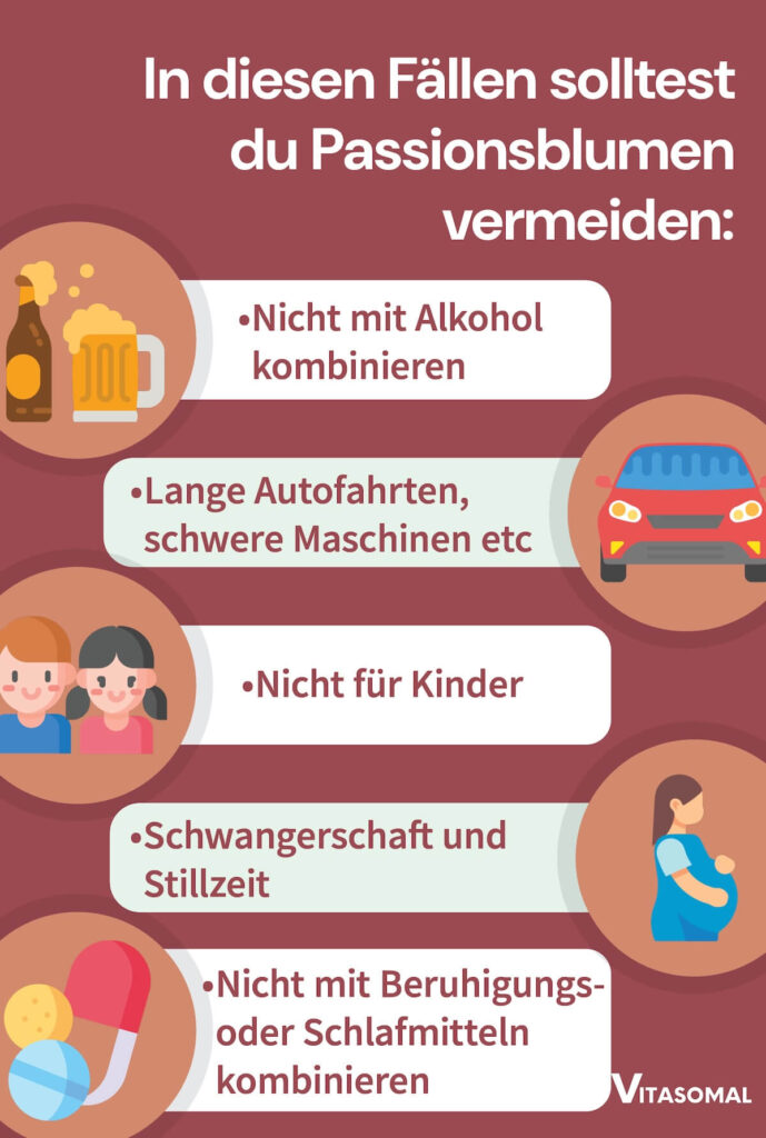 Passionsblumen Wirkung Warnhinweise