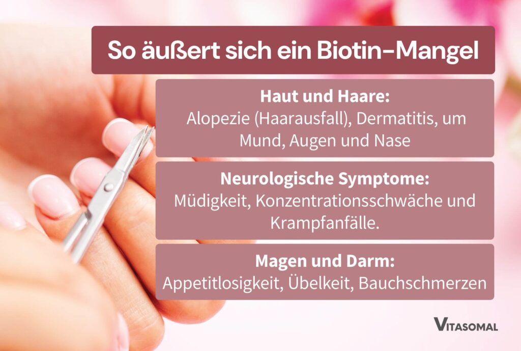 Vitamin B7 - So äußert sich ein Biotin-Mangel