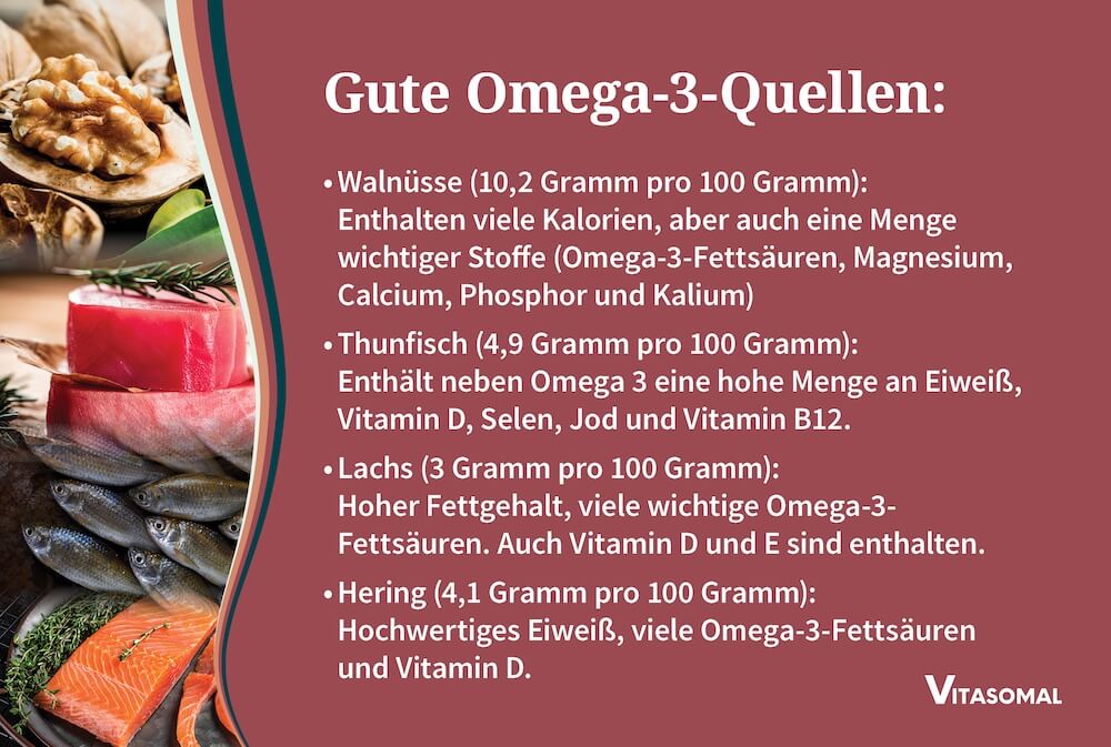 Gute Omega-3-Quellen